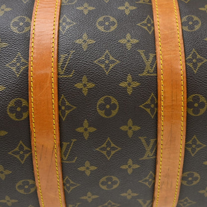 Louis Vuitton Keepall Monogram Canvas, Brown, Canvas, Travel Bag