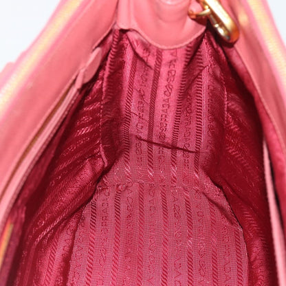 Prada Galleria Double Zip Saffiano Leather, Pink, Leather, Tote Bag