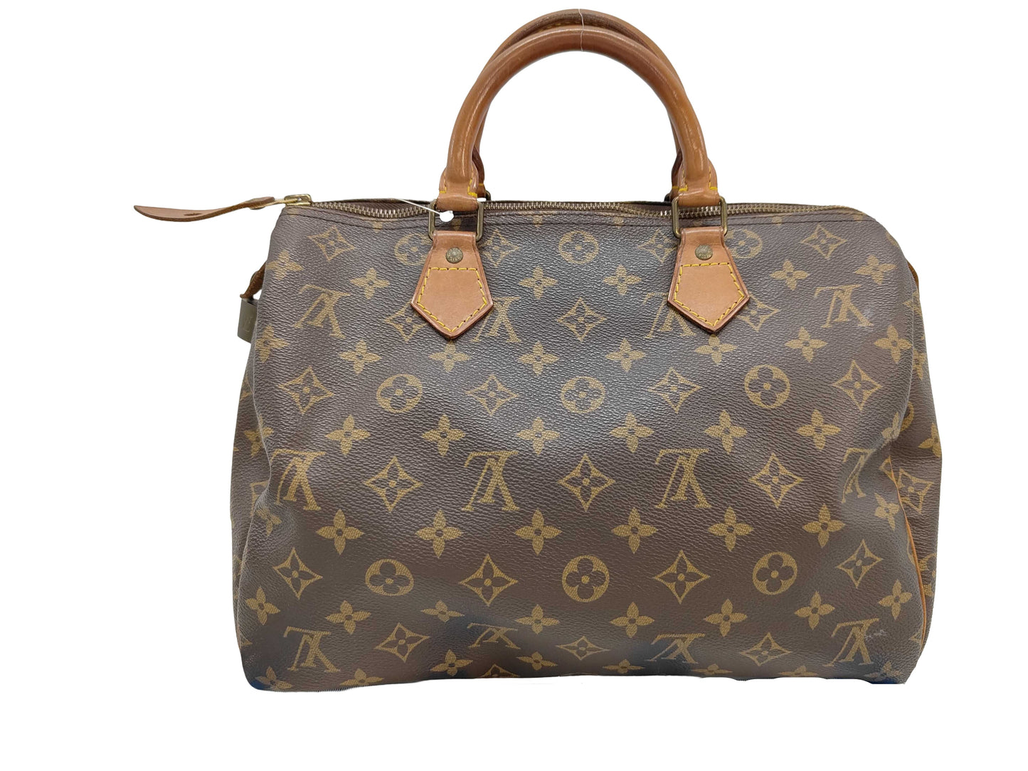 Louis Vuitton Speedy Monogram, Brown, Canvas, Handbag