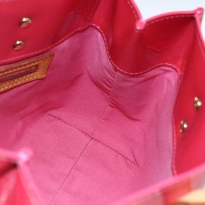 Louis Vuitton Reade Monogram Vernis, Pink, Patent Leather, Handbag