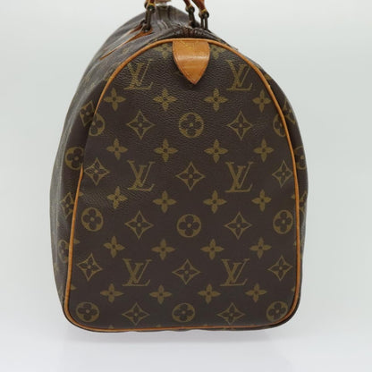 Louis Vuitton Speedy Handbag Monogram Canvas, BROWN, CANVAS, Handbag