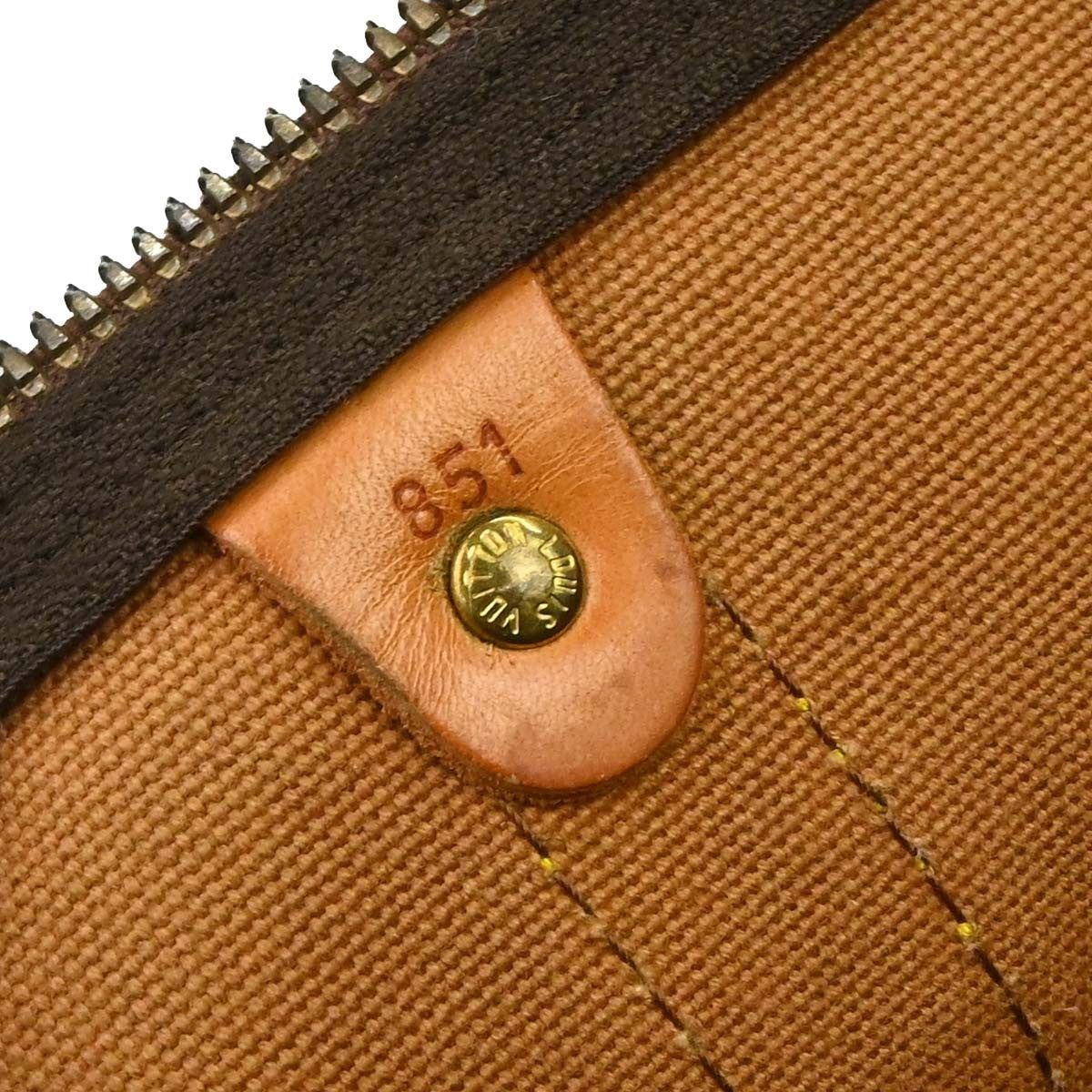 Louis Vuitton Keepall Monogram, Brown, Canvas, Travel Bag
