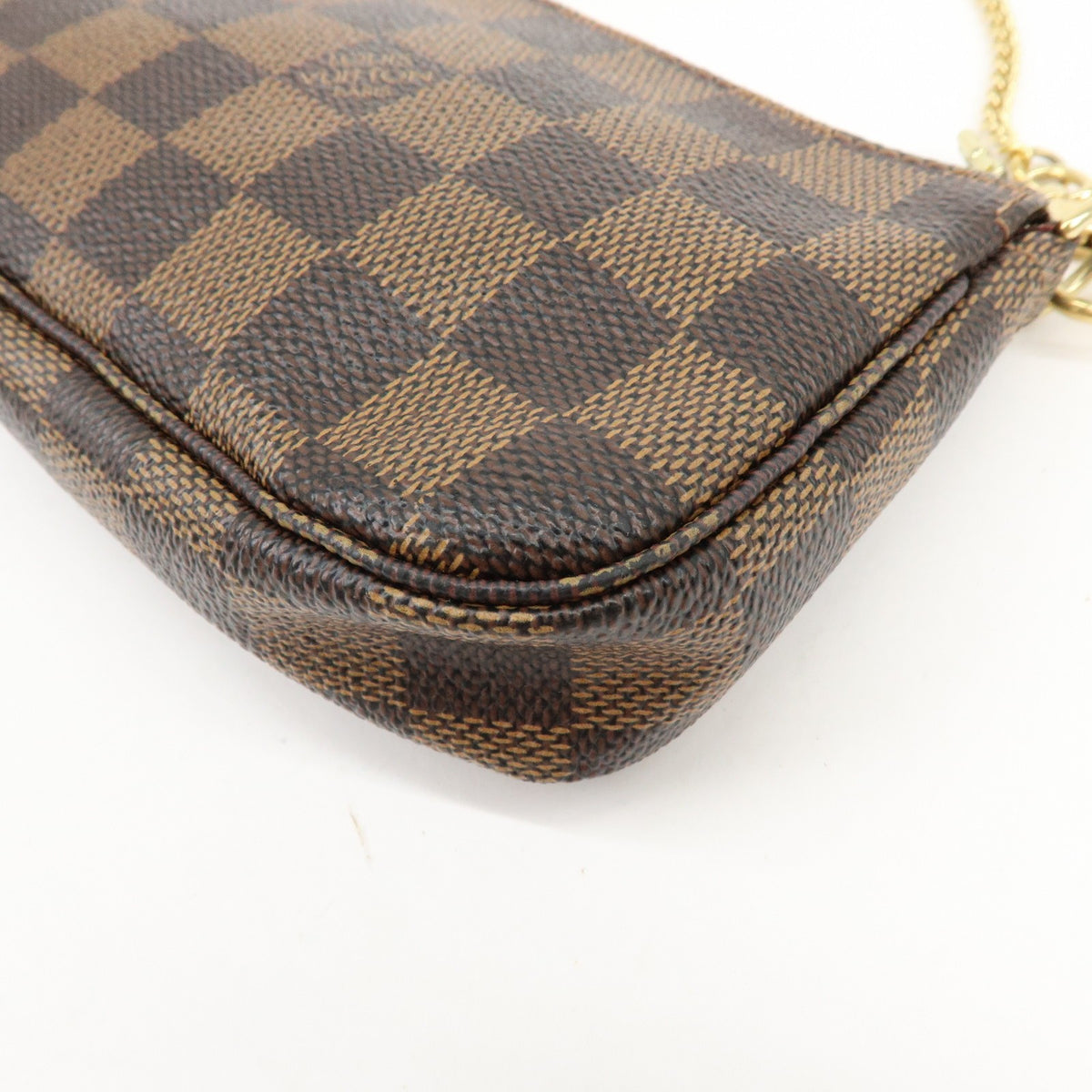 Louis Vuitton Pochette Accessoires Limited Edition Damier, Brown, Canvas, Clutch