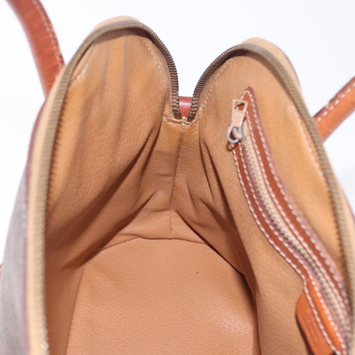 Celine Macadam Leather, Brown, PVC, Handbag