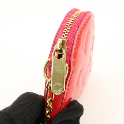 Louis Vuitton Heart Coin Purse Monogram Vernis, Pink, Patent Leather, Clutch