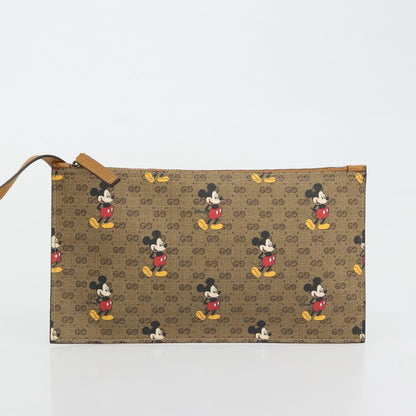 Gucci Disney Mickey Mouse Soft Open Printed Mini GG Coated Canvas, Beige, Canvas, Tote Bag