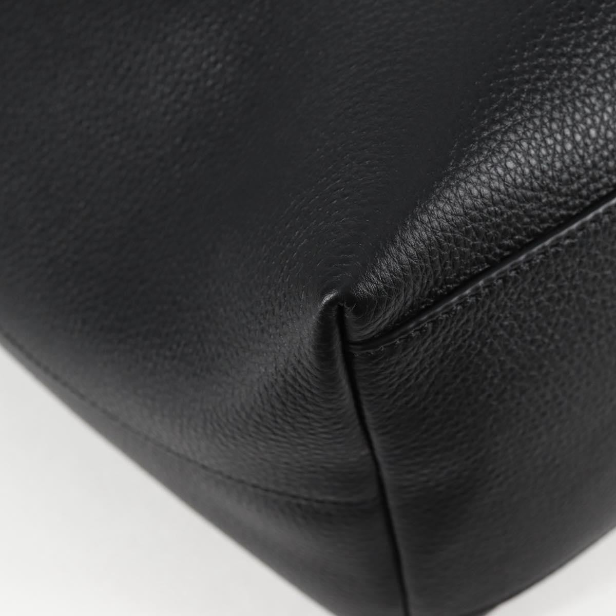 Versace Medusa Tote Leather, Black, Leather, Tote Bag