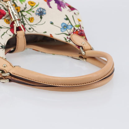 Gucci Joy Bardot Hobo Flora Canvas, Multicolour, Canvas, Handbag