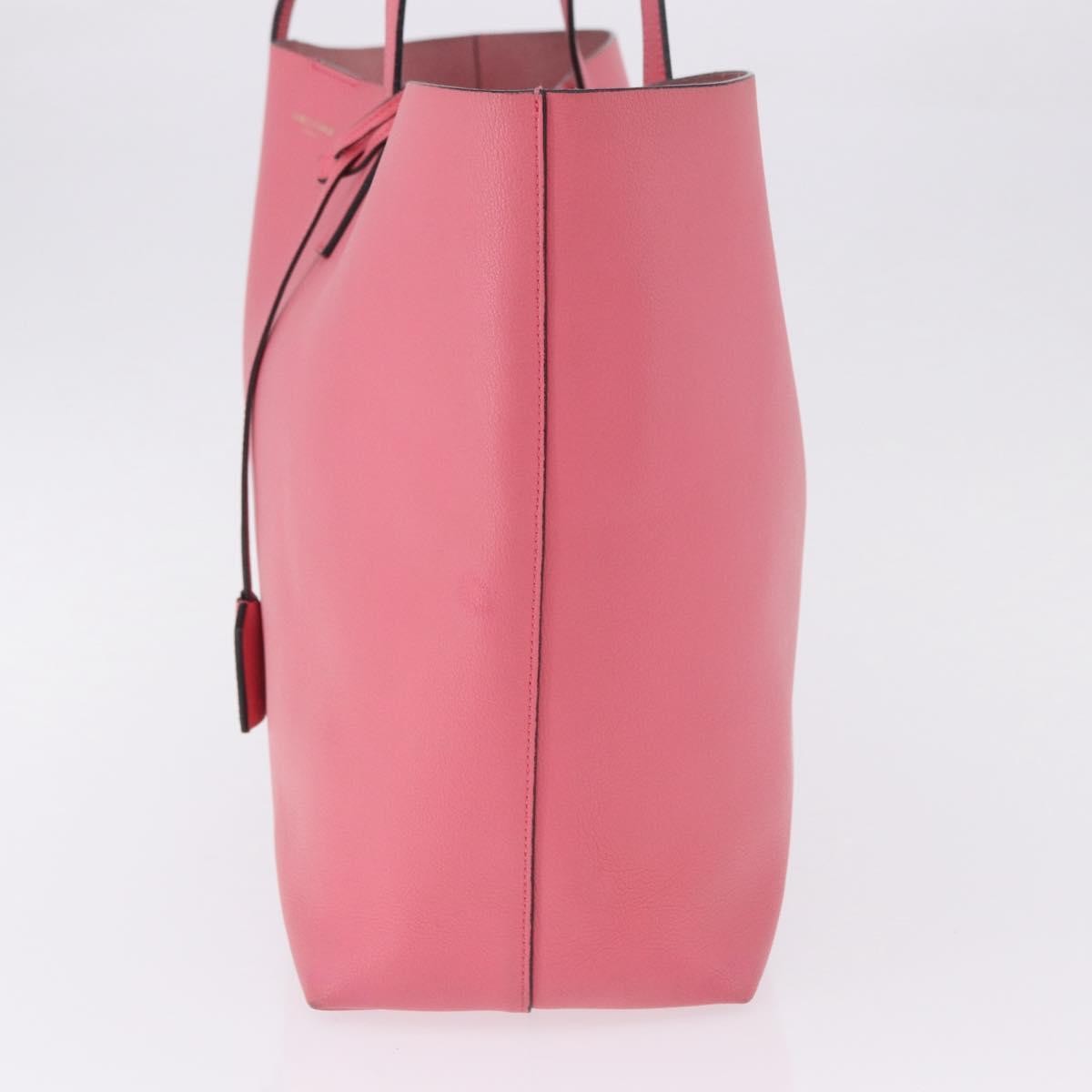 Saint Laurent Shopper Leather, Pink, Leather, Tote Bag