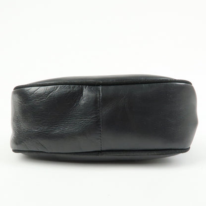 Salvatore Ferragamo Vara Bow Camera Leather, Black, Leather, Shoulder Bag