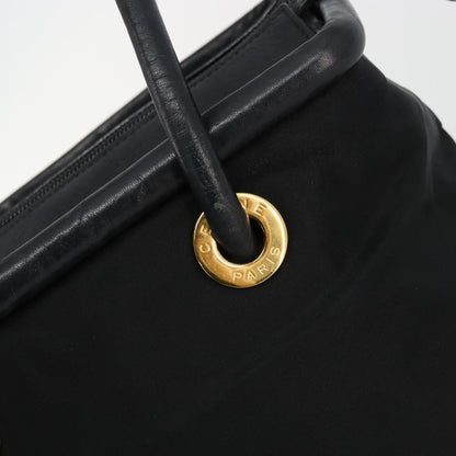 Celine Handbag Nylon, Black, Nylon, Handbag