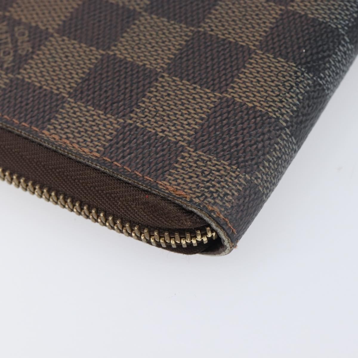 Louis Vuitton Zippy Organizer Damier, Brown, Canvas, Wallet