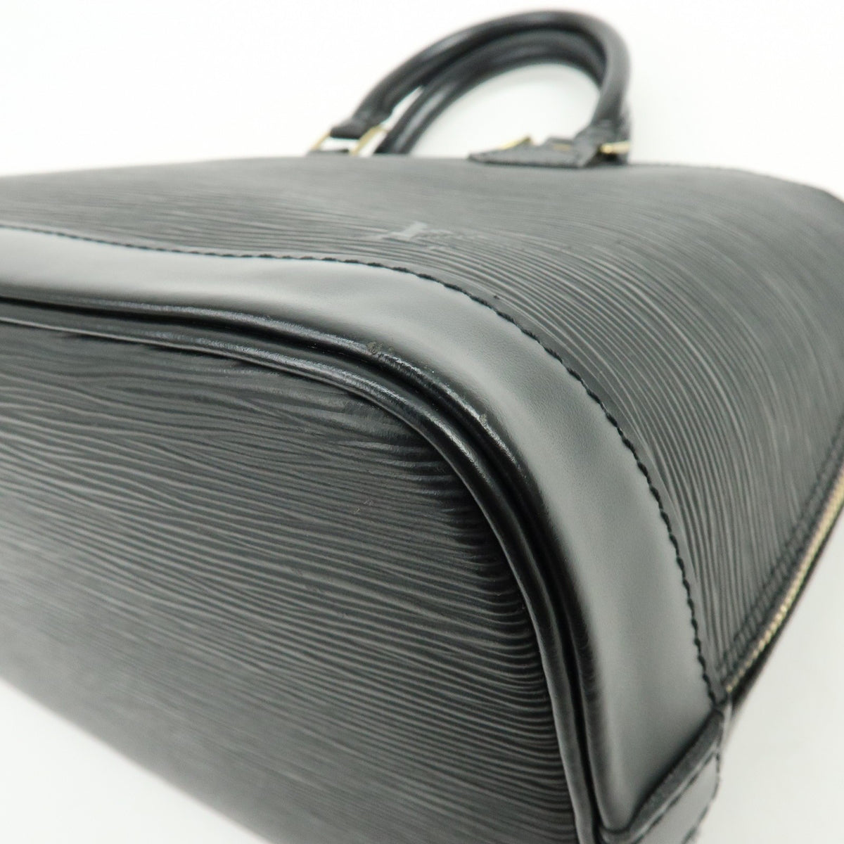 Louis Vuitton Vintage Alma Epi Leather, Black, Leather, Handbag