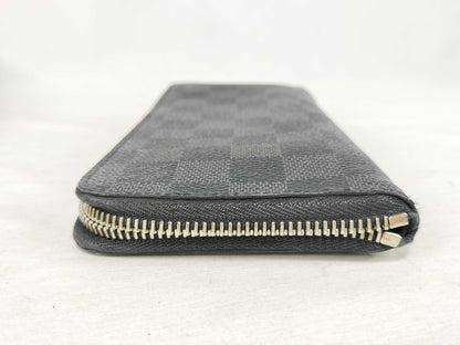 Louis Vuitton Zippy wallet vertical Damier Graphite, Black, Canvas, Wallet
