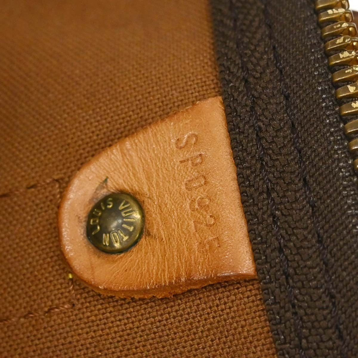 Louis Vuitton Keepall Monogram Canvas, Brown, Canvas, Travel Bag
