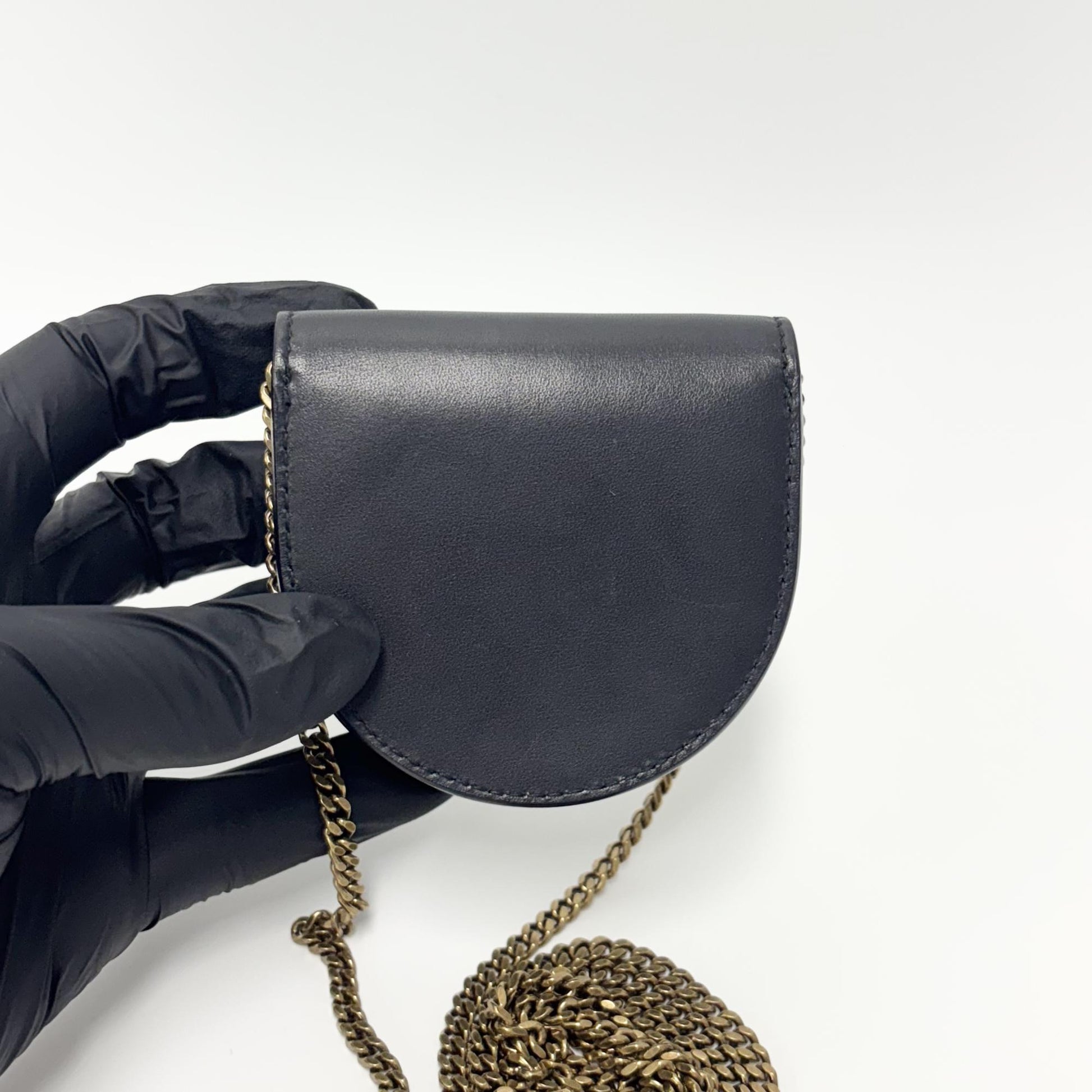 Saint Laurent Kaia Flap Satchel Leather, Black, Leather, Handbag
