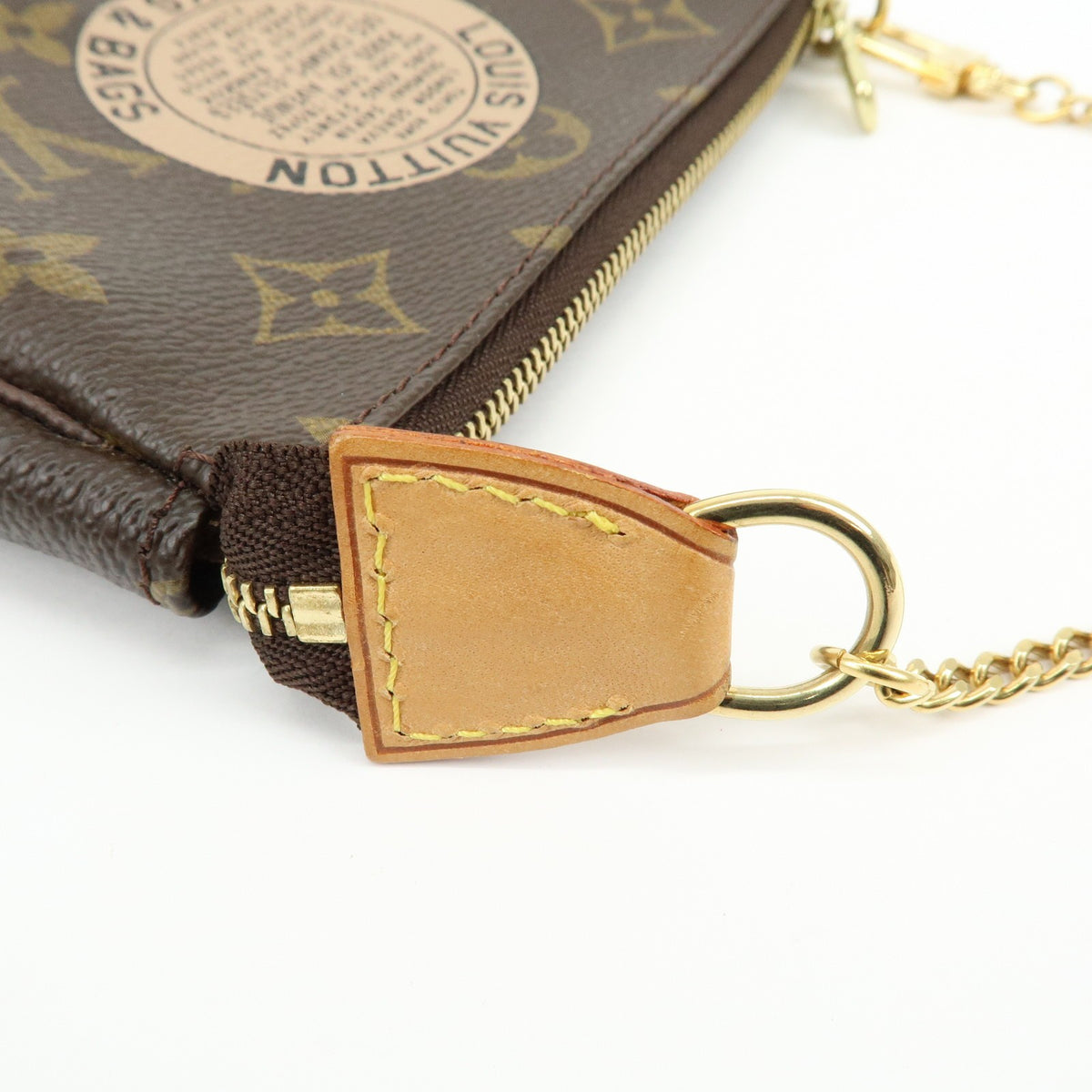 Louis Vuitton Pochette Accessoires Limited Edition Monogram Canvas, Brown, Canvas, Clutch