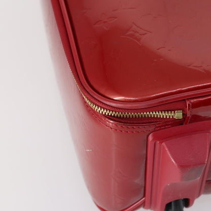 Louis Vuitton Pegase Luggage Monogram Vernis, Red, Patent Leather, Travel Bag