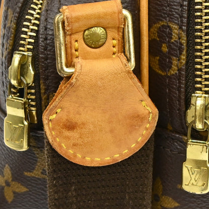 Louis Vuitton Reporter Monogram, Brown, Canvas, Shoulder Bag