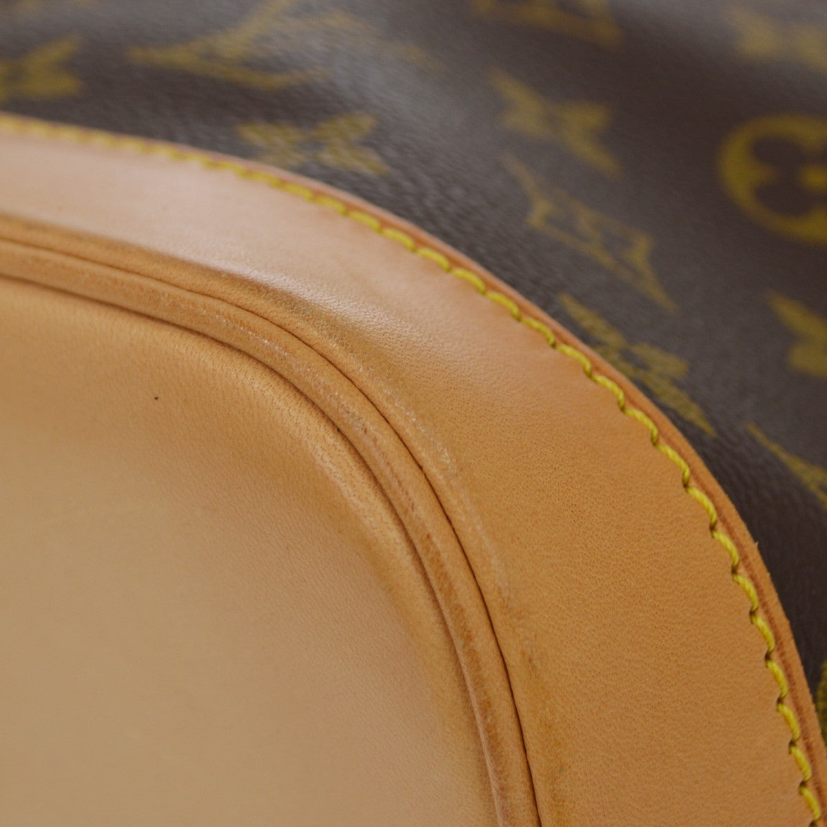 Louis Vuitton Alma Monogram, Brown, Canvas, Handbag