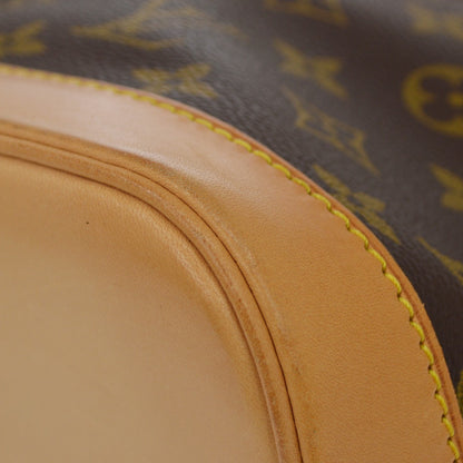 Louis Vuitton Alma Monogram, Brown, Canvas, Handbag