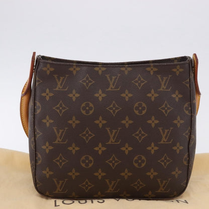 Louis Vuitton Looping Monogram Canvas, Brown, Canvas, Handbag