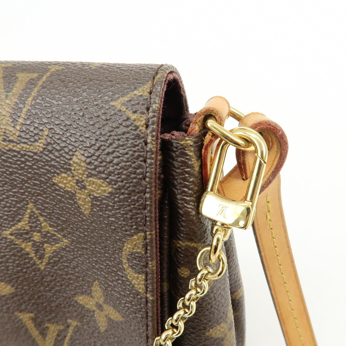 Louis Vuitton Favorite Monogram Canvas, Brown, Canvas, Handbag