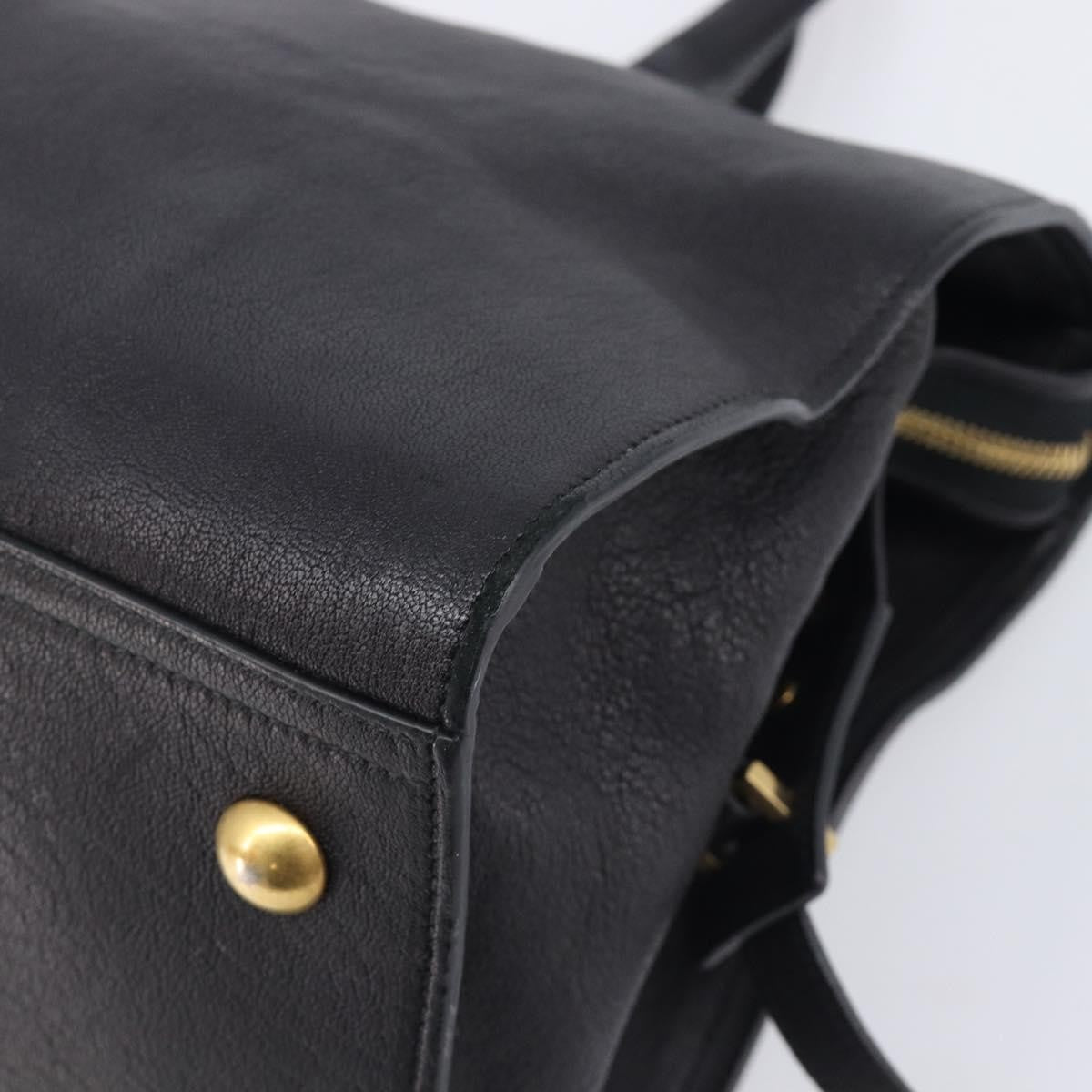 Saint Laurent Classic Y Cabas Leather, Black, Leather, Tote Bag