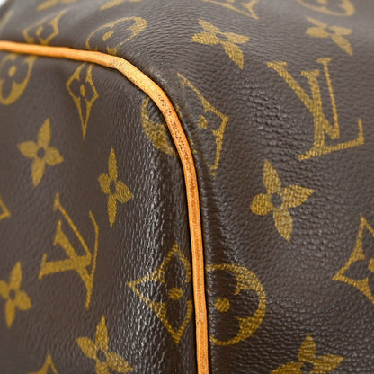 Louis Vuitton Keepall Monogram, Brown, Canvas, Travel Bag