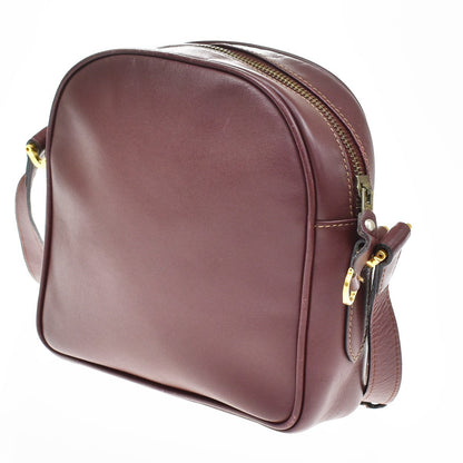 Cartier Must de Cartier Leather, Red, Leather, Shoulder Bag