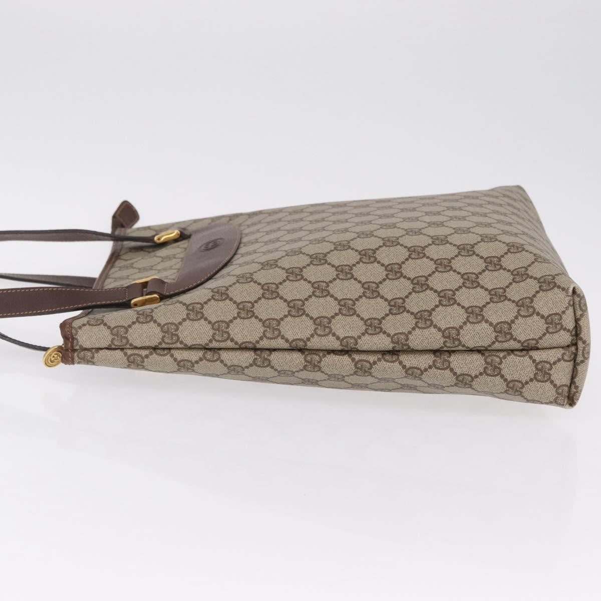 Gucci Vertical Tote GG Canvas, Beige, Canvas, Tote Bag