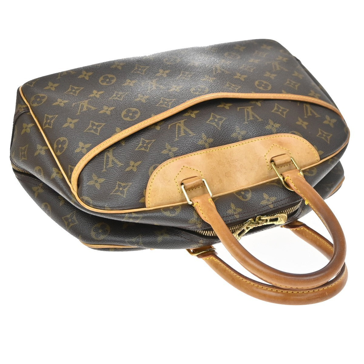 Louis Vuitton Trouville Monogram Canvas, Brown, Canvas, Handbag