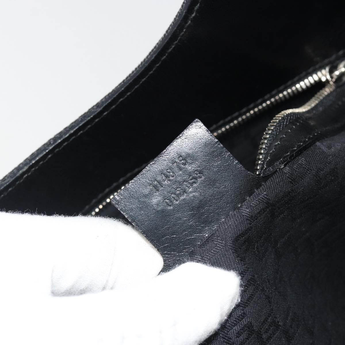 Gucci Reins Web Canvas, Black, Canvas, Shoulder Bag