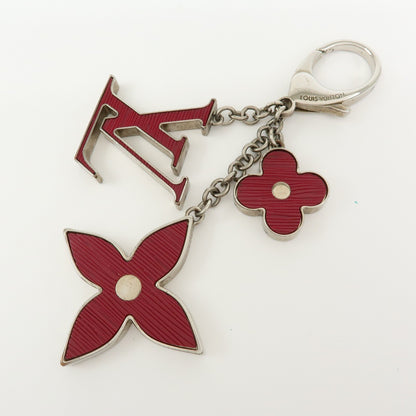 Louis Vuitton Fleur d'Epi Bag Charm Resin and Brass, Burgundy, Metal, Charm