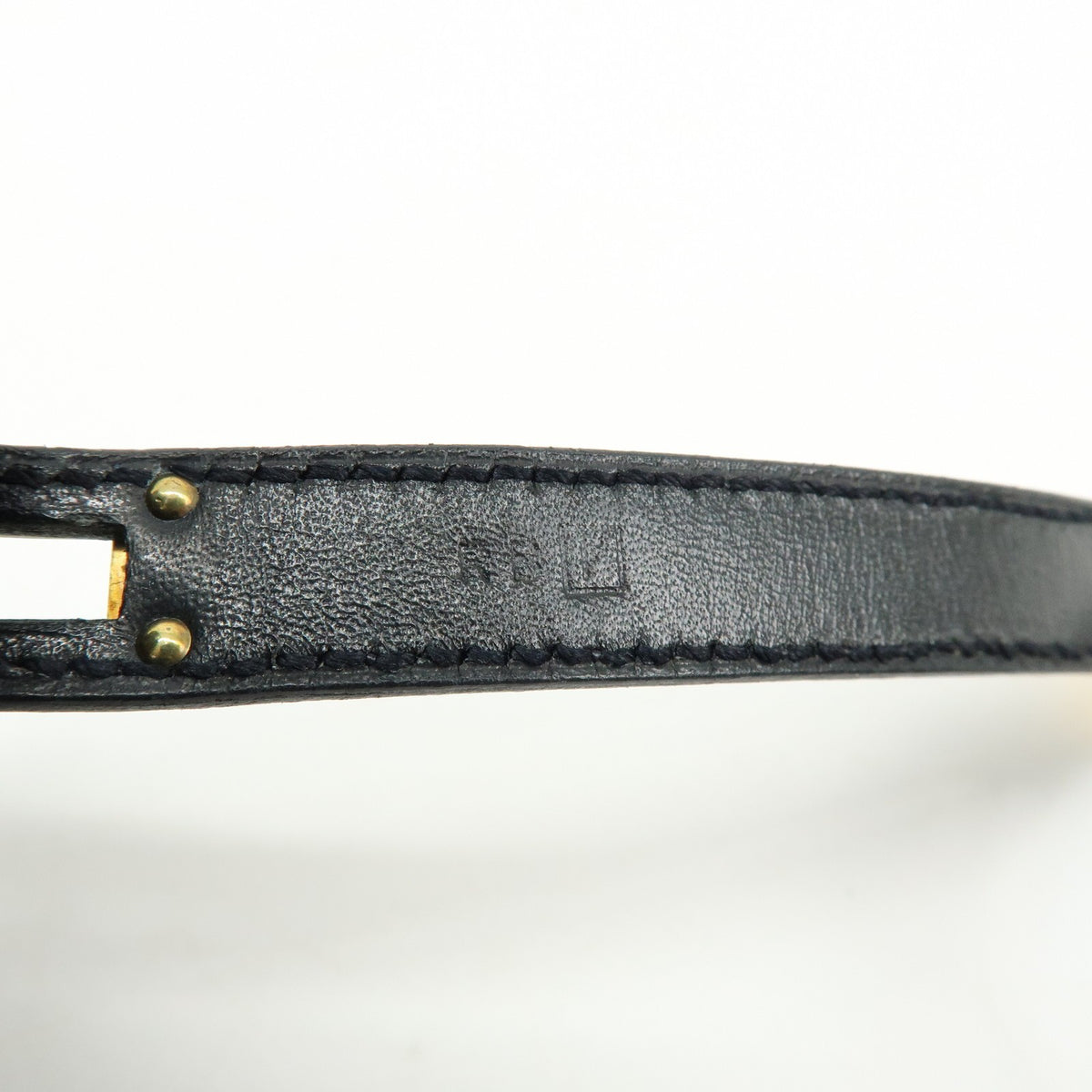 Hermes Kelly Double Tour Leather, Black, Leather, Bracelet