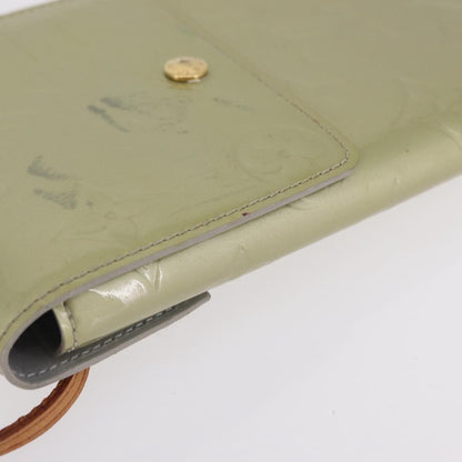 Louis Vuitton Walker Monogram Vernis, Gray, Patent Leather, Wallet