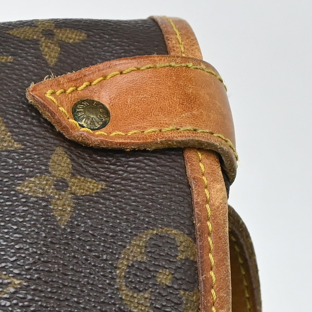 Louis Vuitton Saumur Monogram Canvas, Brown, Canvas, Shoulder Bag