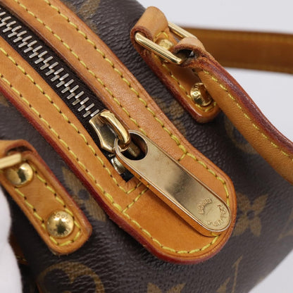 Louis Vuitton Clara Handbag Monogram Canvas, Brown, Canvas, Handbag