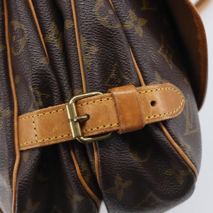 Louis Vuitton Saumur Monogram Canvas, Brown, Canvas, Shoulder Bag