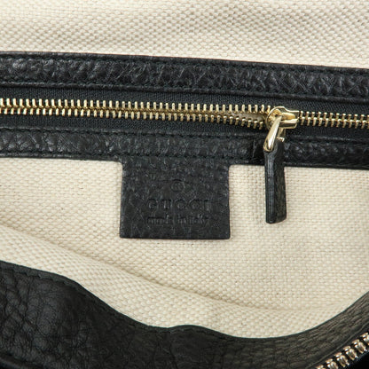Gucci Soho Messenger Leather, Black, Leather, Handbag