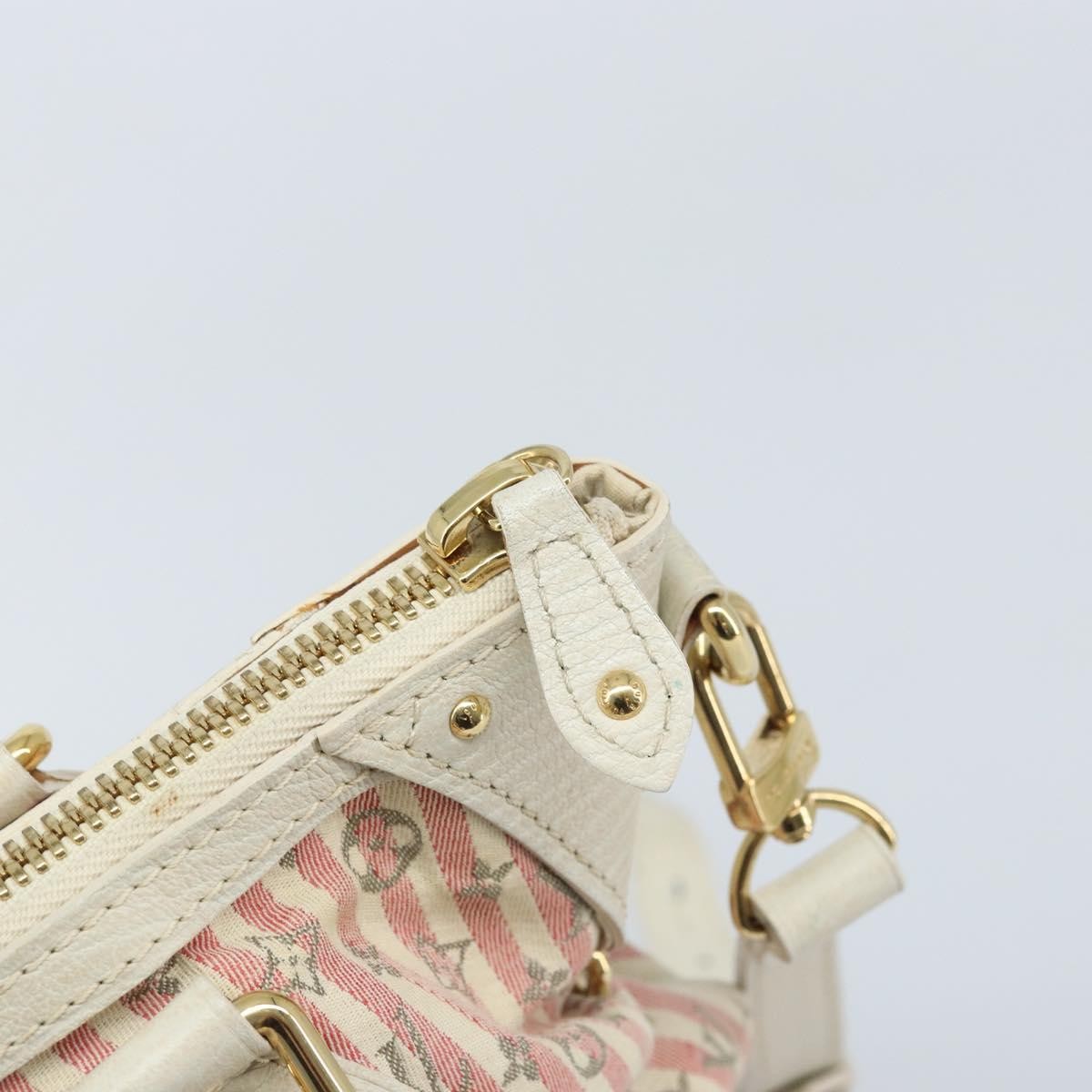 Louis Vuitton Marina Mini Lin Croisette, Pink, Canvas, Handbag