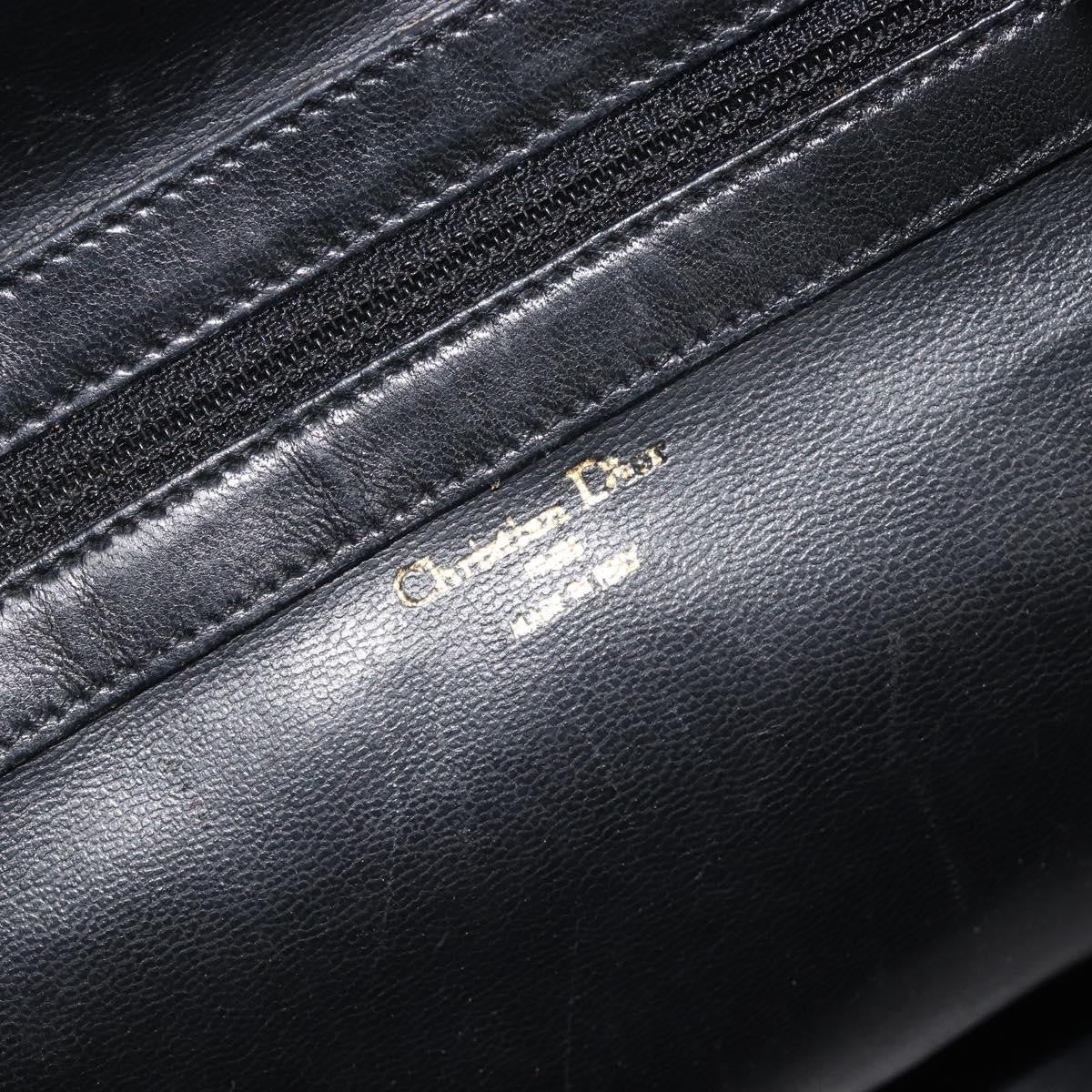 Christian Dior Handbag Leather, Navy, Leather, Handbag