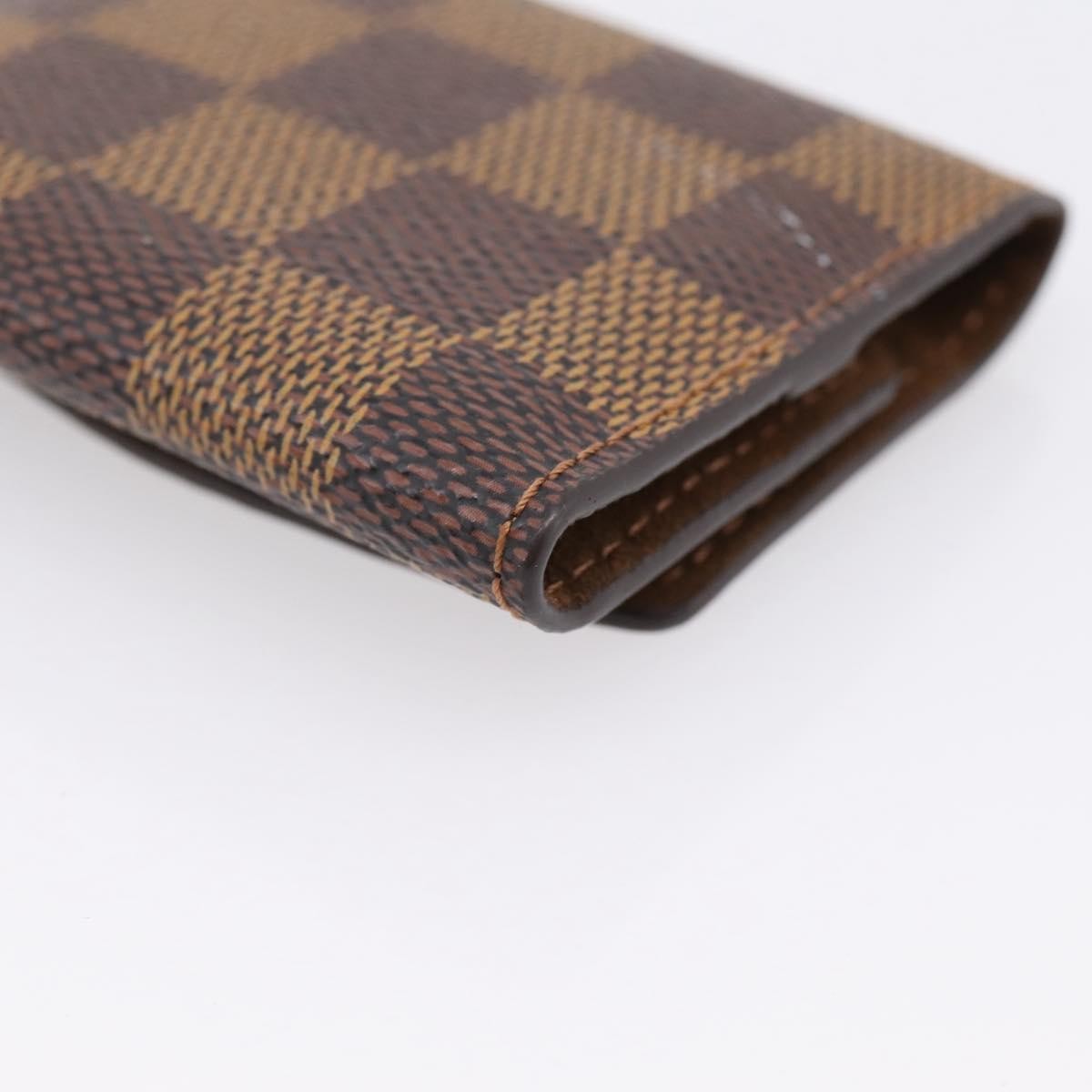 Louis Vuitton Cuff Case Monogram Damier, Brown, Canvas, Wallet