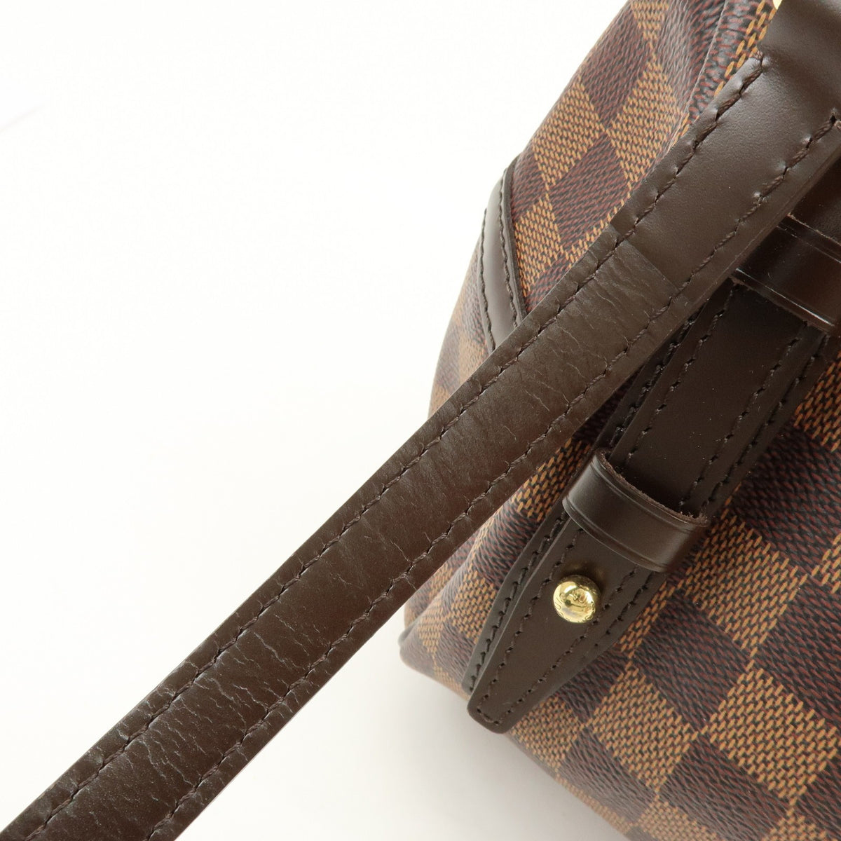 Louis Vuitton Rivington Satchel Damier, Brown, Canvas, Handbag