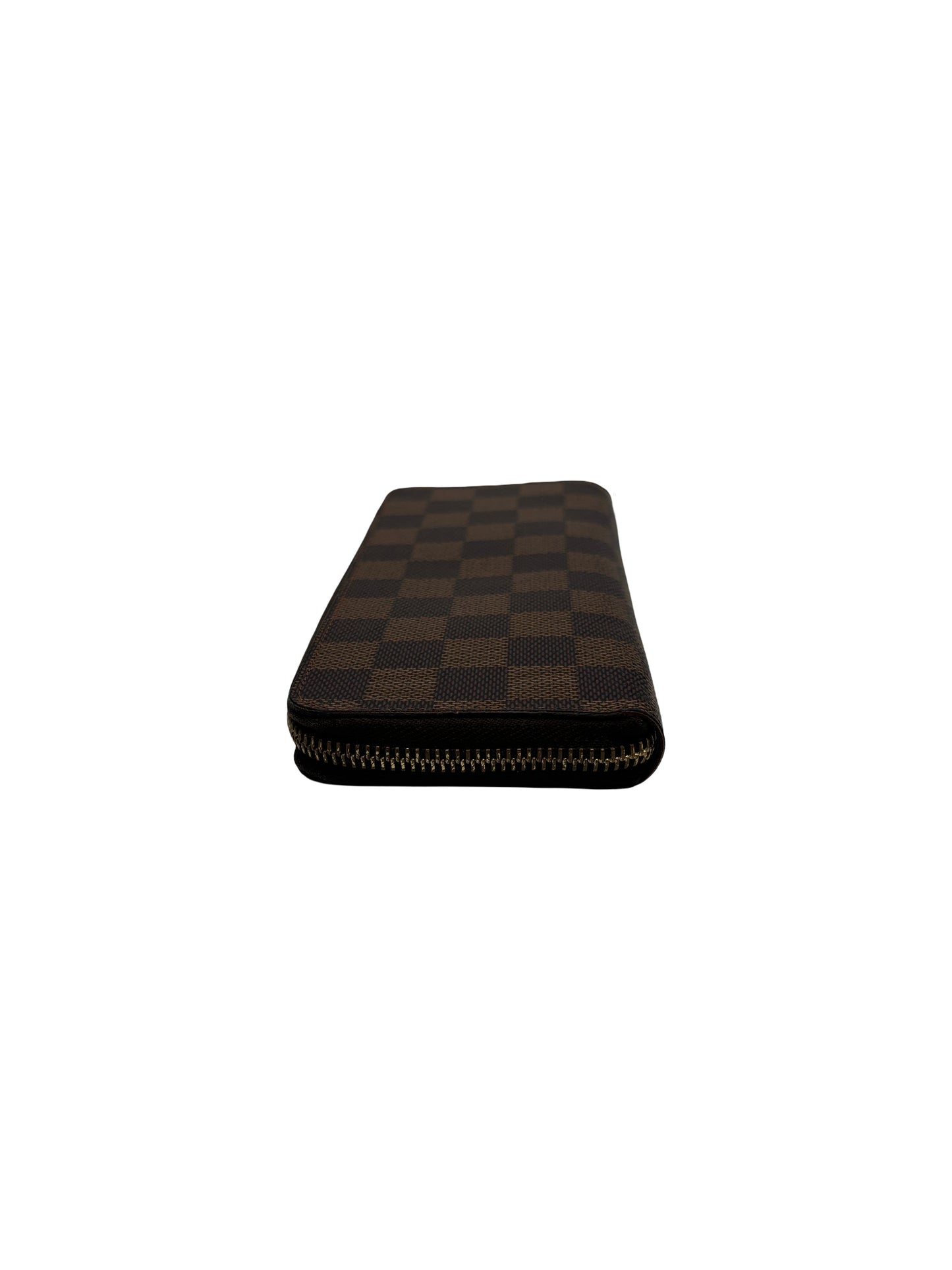Louis Vuitton Clemence Damier Ebene, Brown, Canvas, Wallet