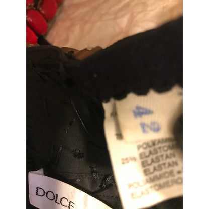 Vintage Dolce & Gabbana Gem Bra Top 42 Red
