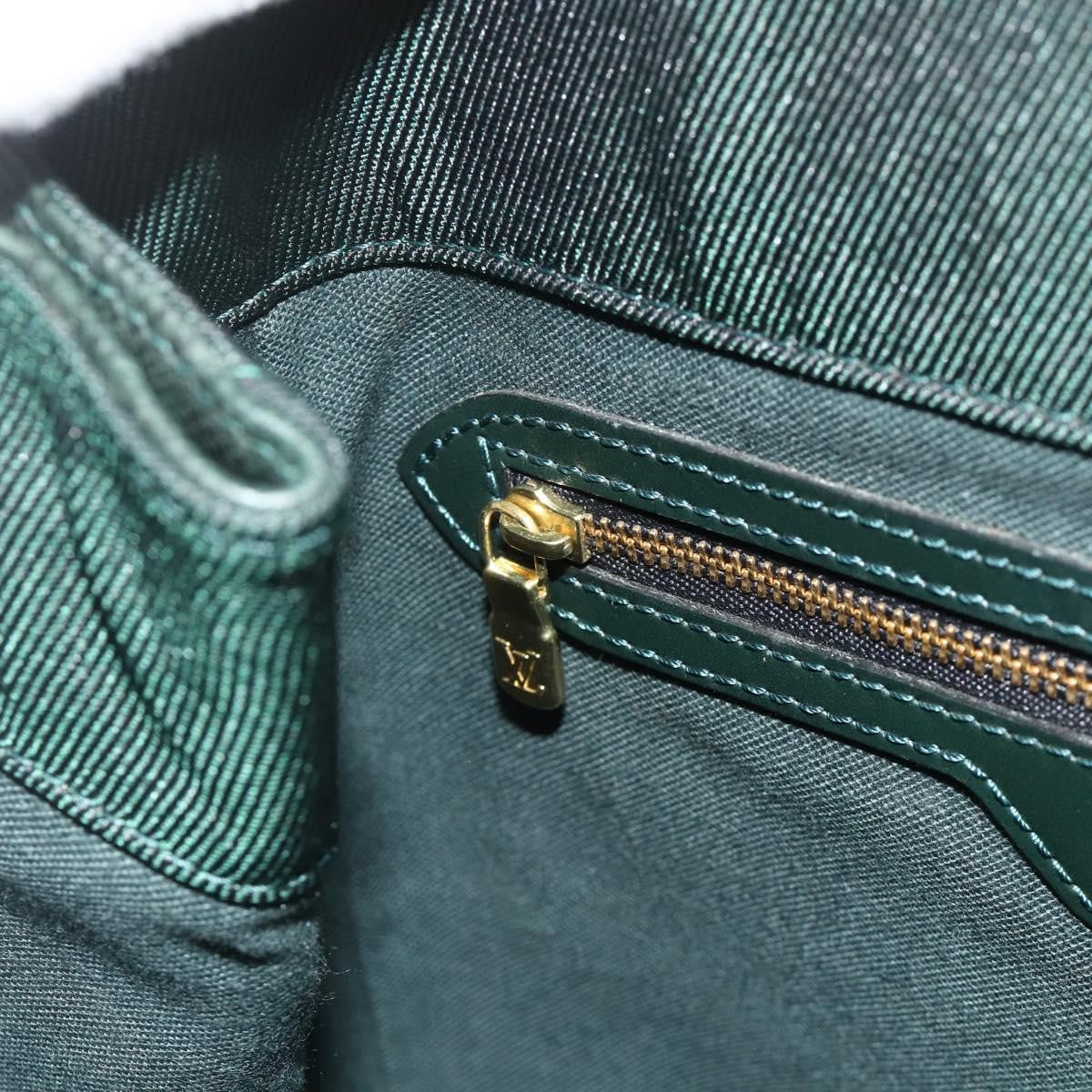 Louis Vuitton Cassiar Taiga Leather, Green, Leather, Backpack