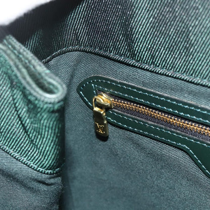 Louis Vuitton Cassiar Taiga Leather, Green, Leather, Backpack
