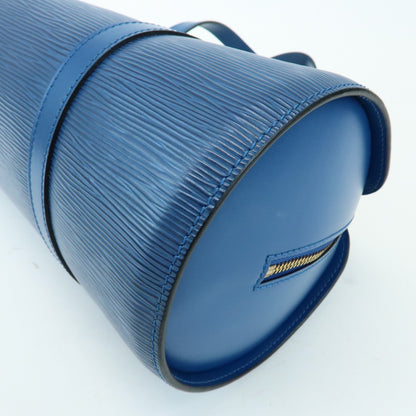Louis Vuitton Soufflot Epi Leather, Blue, Leather, Tote Bag