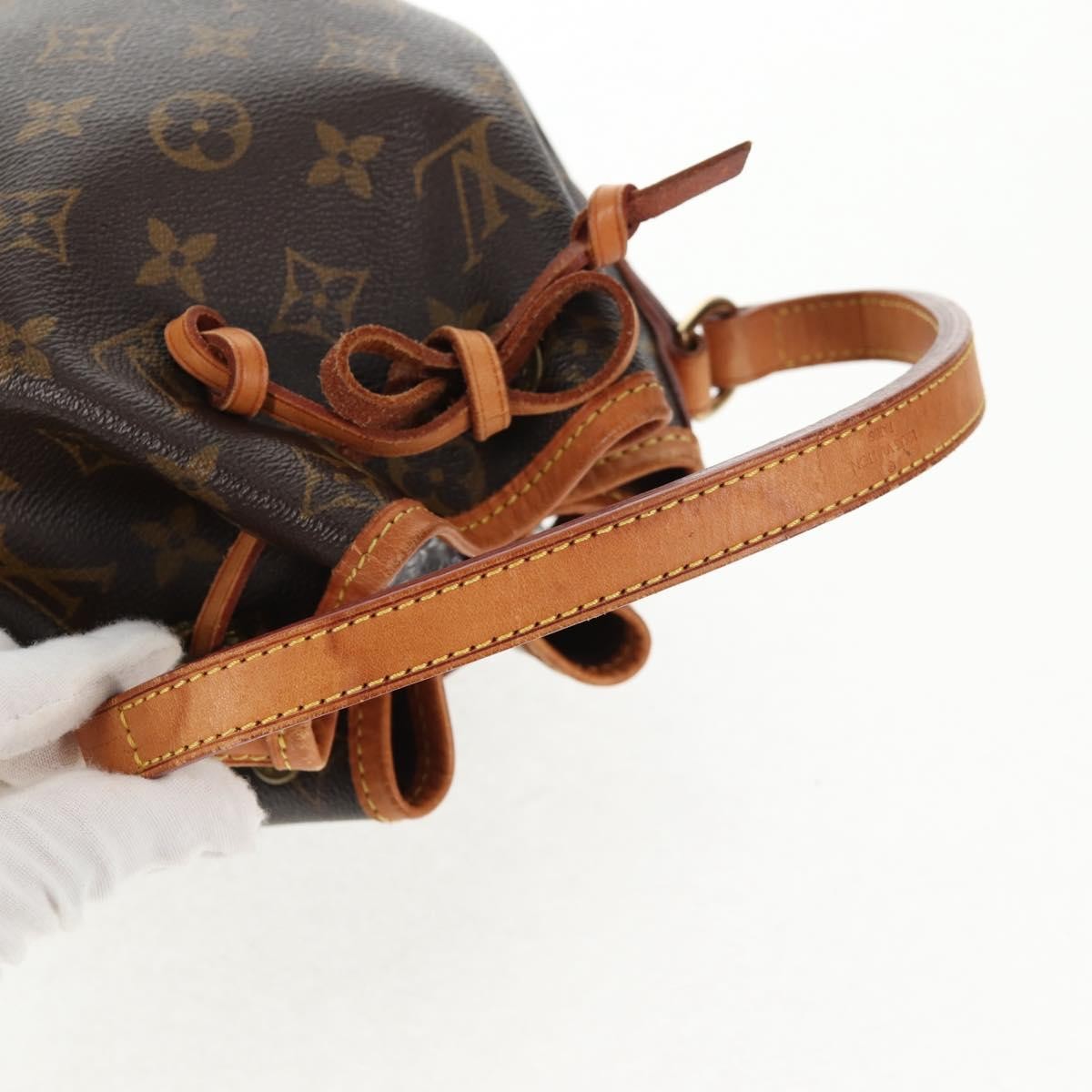 Louis Vuitton Petit Noe NM Monogram Canvas, Brown, Canvas, Handbag